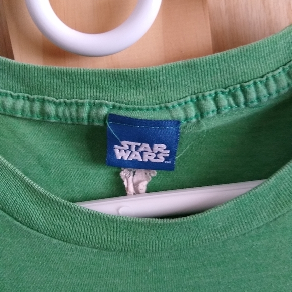 Vintage Star Wars Jedi t-shirt Tee green Sz Large - Picture 2 of 5